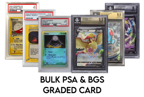 Bulk PSA & BGS Graded English Pokémon Card